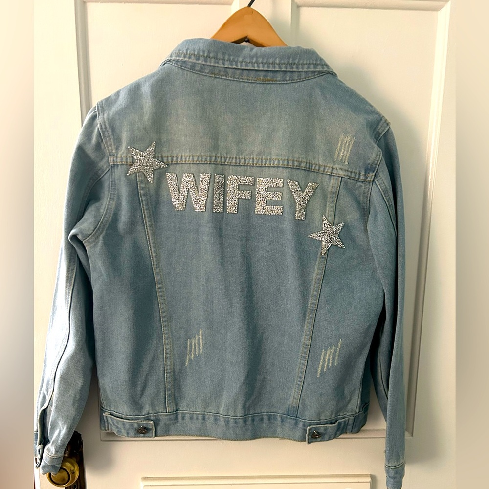 Bride Embellished Jean Jacket